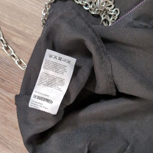 The Ragged Priest The Drop Out Wide Leg Chains Pants Sz 12 NWT - Picture 8 of 12